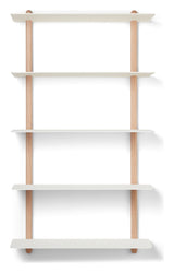 Nivo shelf E, large, light oak/white