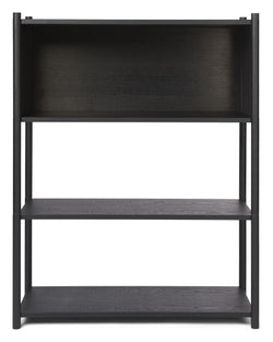 Scene rack B, black oak