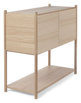 Scene rack C, light oak