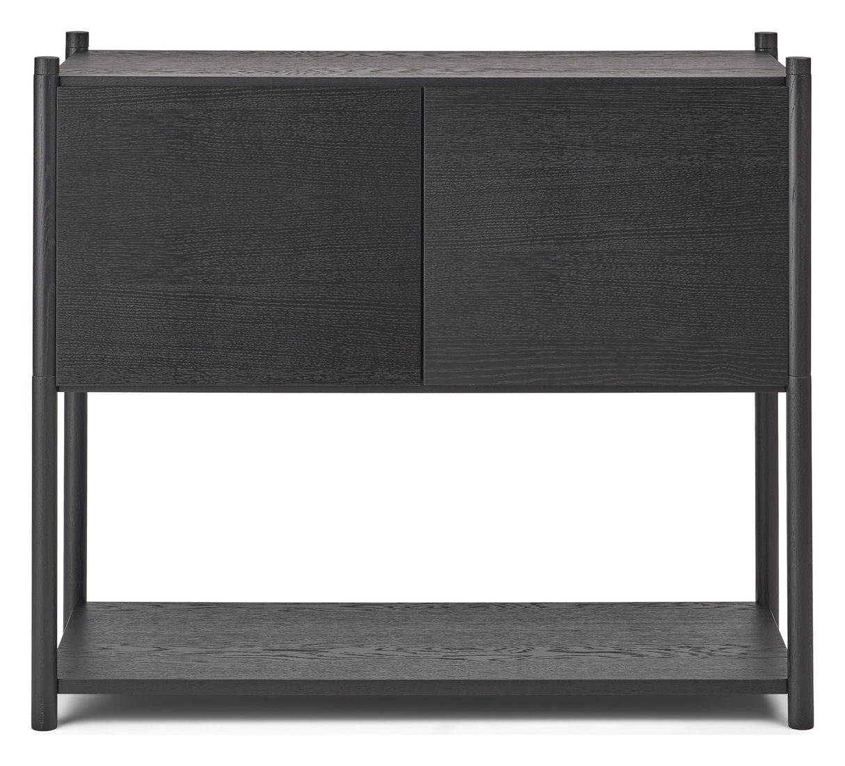 Scene rack C, black oak