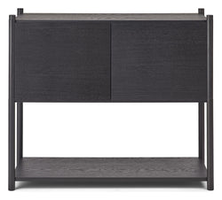 Scene rack C, black oak