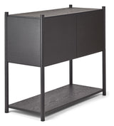 Scene rack C, black oak