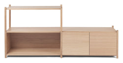 Scene rack D, light oak