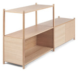 Scene rack D, light oak