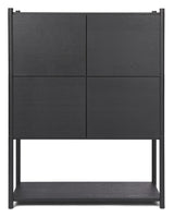 Scene rack E, black oak