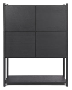 Scene rack E, black oak