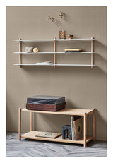 Scene rack F, light oak