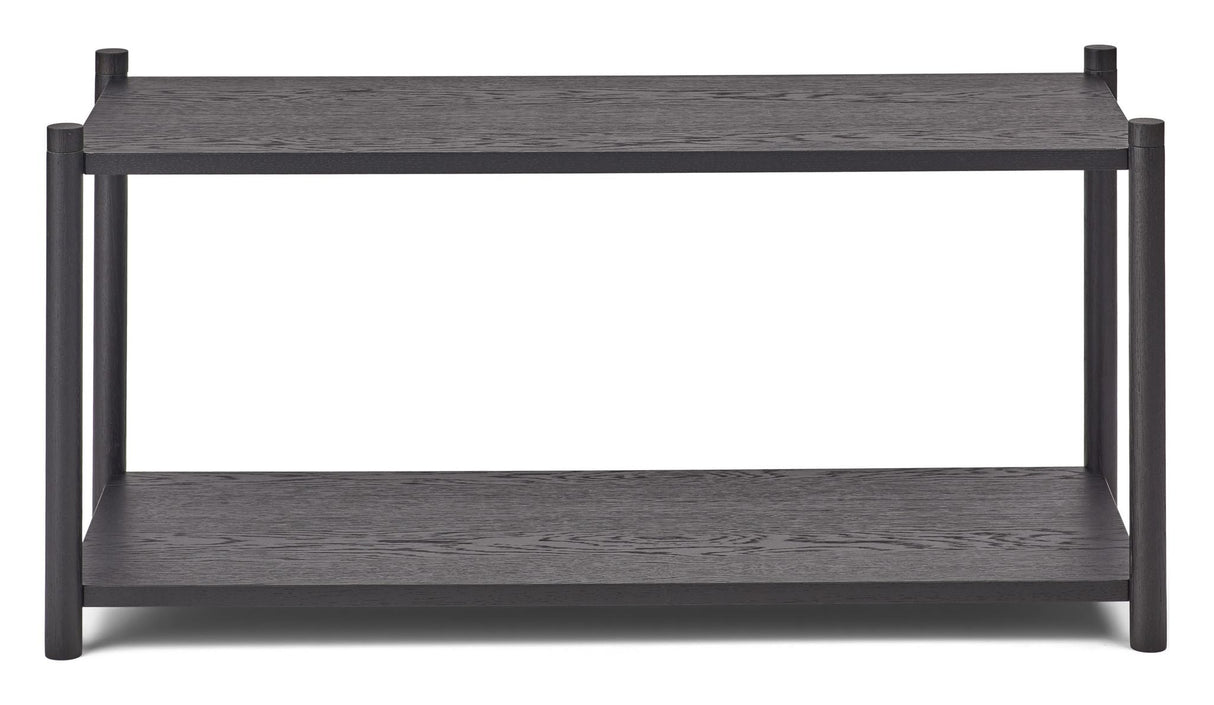 Scene rack F, black oak