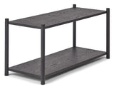 Scene rack F, black oak