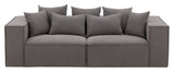 Gillholmen 3-seater sofa - Gray linen