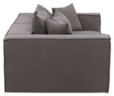 Gillholmen 3-seater sofa - Gray linen