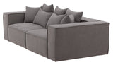 Gillholmen 3-seater sofa - Gray linen