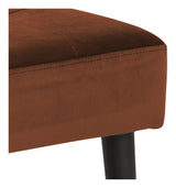 Glory Bench, Copper Velour