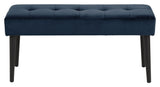 Glory bench, navy velvet