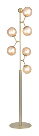 Halo Design ATOM Floor Lamp Antique Brass 6xG9