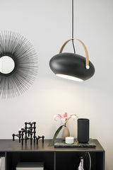 Halo Design D.C pendant Ø26, Black w/oak 250cm cable