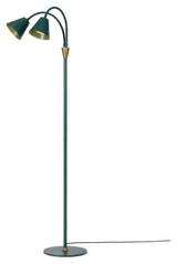 Cozy Floor Lamp 2 arms, Deep Green