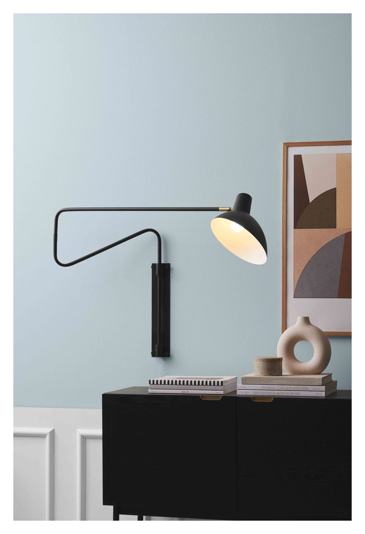 Halo Design Metropole Deluxe Wall Lamp with Swing Arm