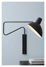 Halo Design Metropole Deluxe Wall Lamp with Swing Arm