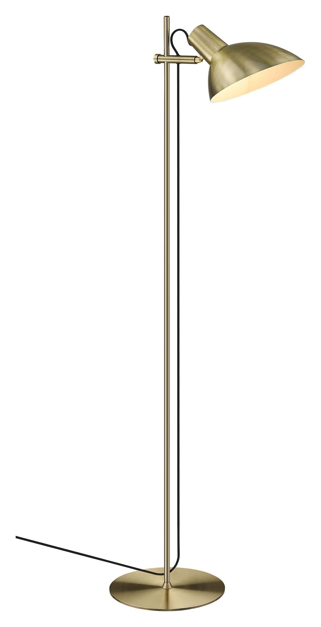 Halo Design METROPOLE Floor Lamp w. 1, Antique Brass