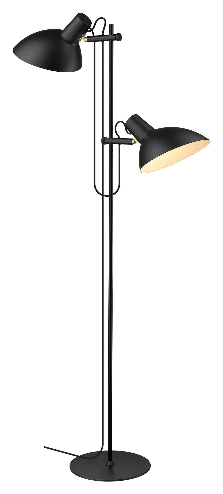 Halo Design METROPOLE Floor Lamp w. 2, Black