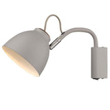 Halo Design Level wall lamp Ø14, Gray, Wood