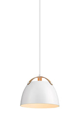 Halo Design OSLO Pendant luminaire Ø24 white, oak