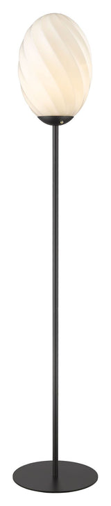 Halo Design TWIST Floor Lamp Opal, black