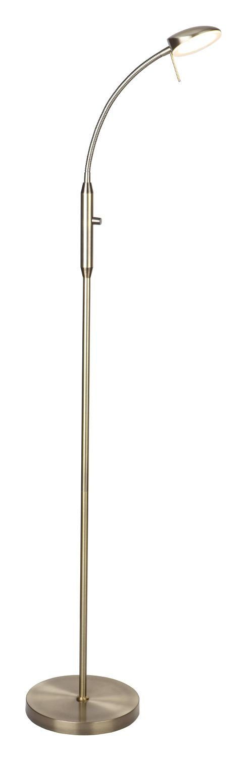 Halo Design Vegas Floor Lamp 1-arm, Antique Brass