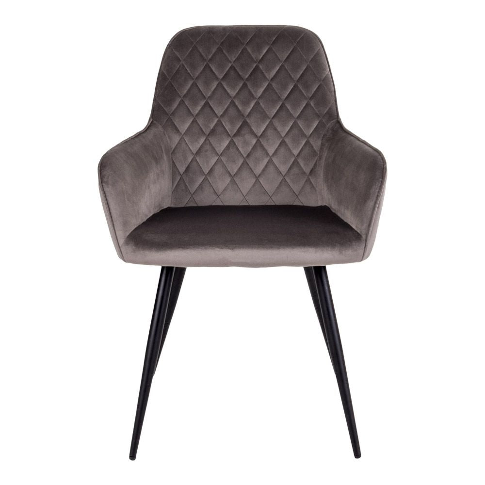 Harbo Dining chair, Mushroom velour