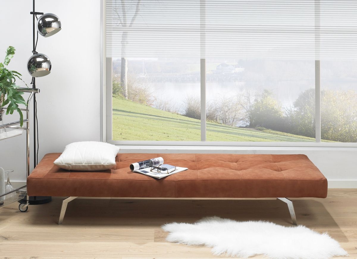 Harvey Daybed - Cognac Anilin leather