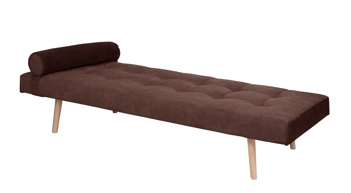 Harvey Daybed w. oak leg - Brown