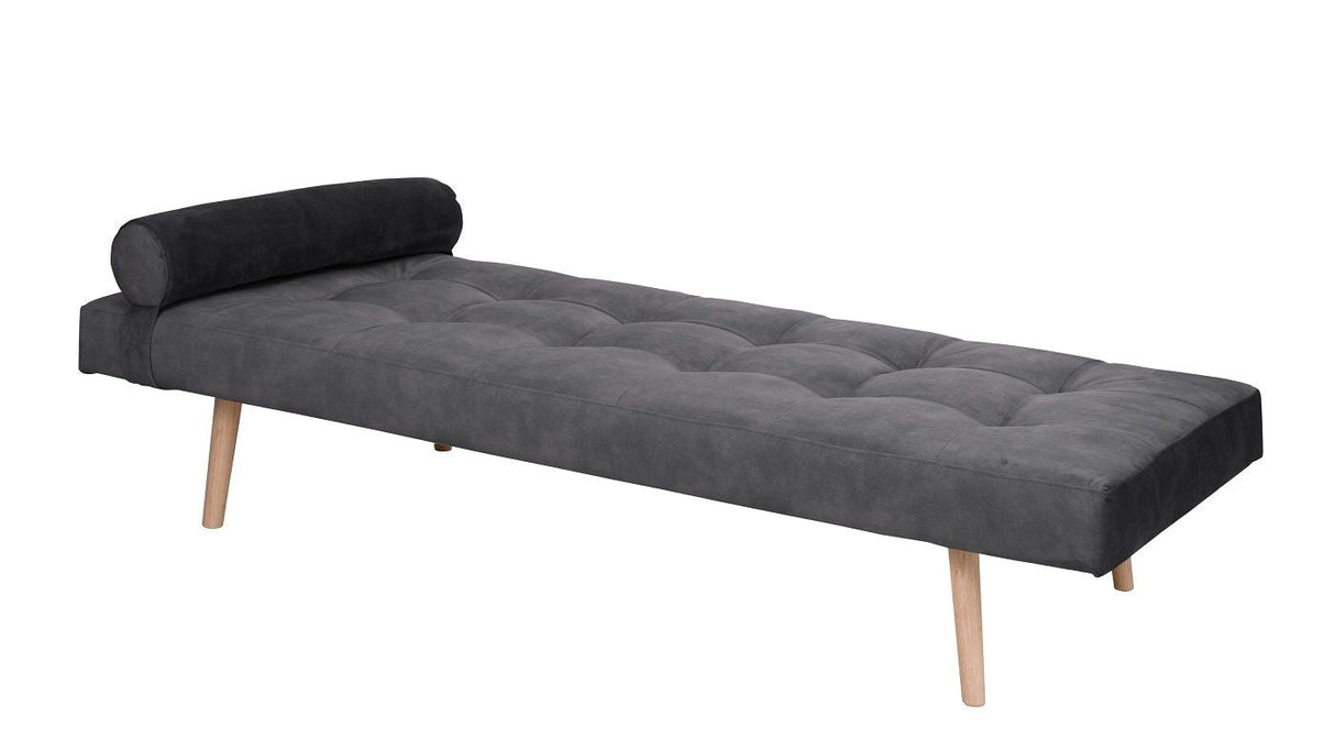 Harvey Daybed w. oak leg - Dark gray