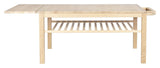 Classic 4C Coffee table with drawer, 110x75, White oak