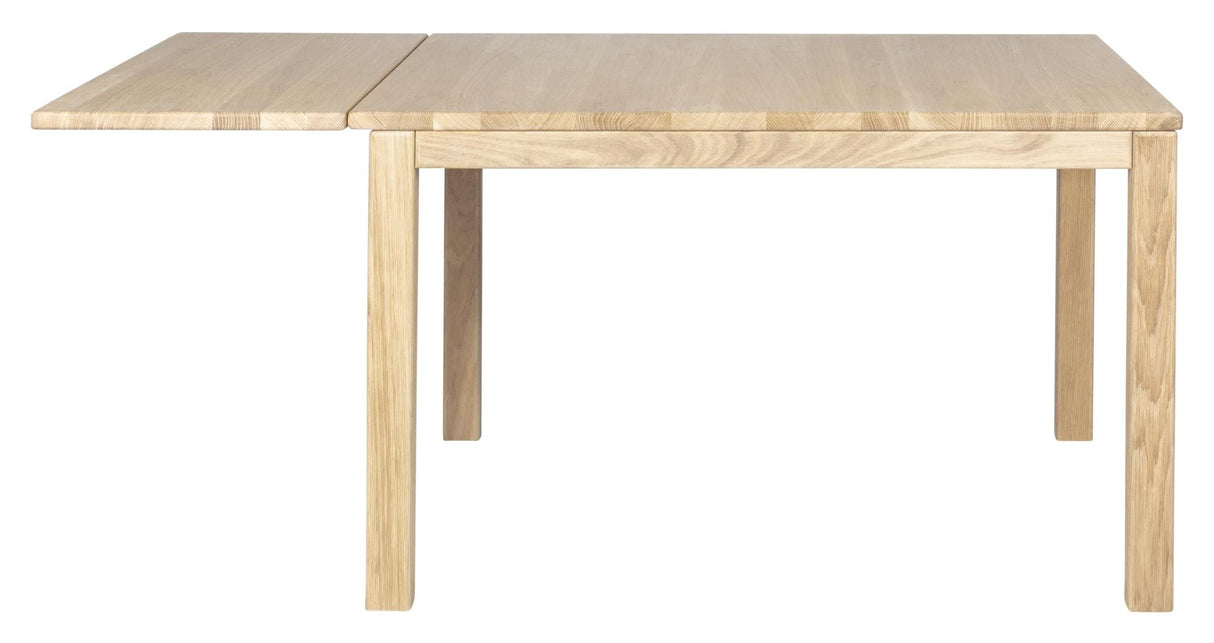 Classic 5D Coffee table with flap, 85x85, Oiled oak