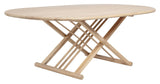 Safari Coffee Table 104 White Oak, 140x90