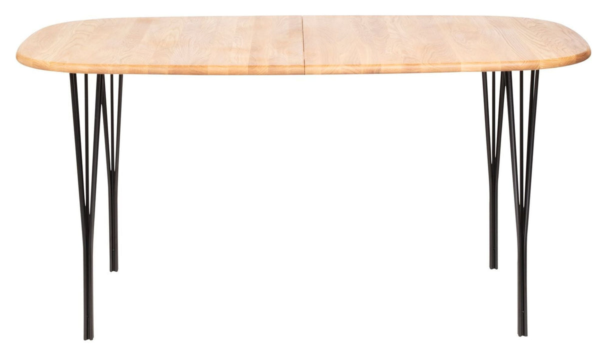 Symphony Dining Table 88 Oiled Oak/Black, 150x90