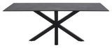 Heaven Dining table with glass / ceramic - Fairbanks Black, 200x100