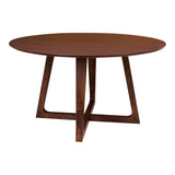 Hellerup Dining table in walnut veneer Ø137 cm