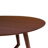 Hellerup Dining table in walnut veneer Ø137 cm