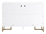 Herringbone Sideboard, White