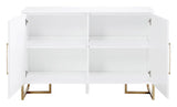 Herringbone Sideboard, White