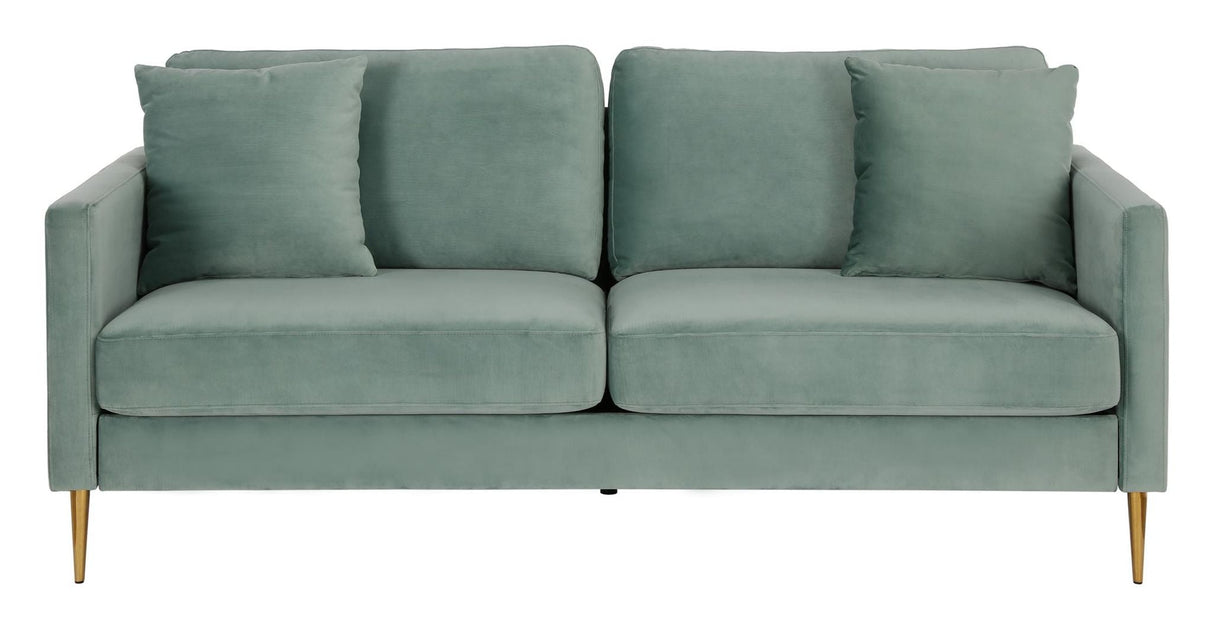 Highland Sofa with cushions, Green