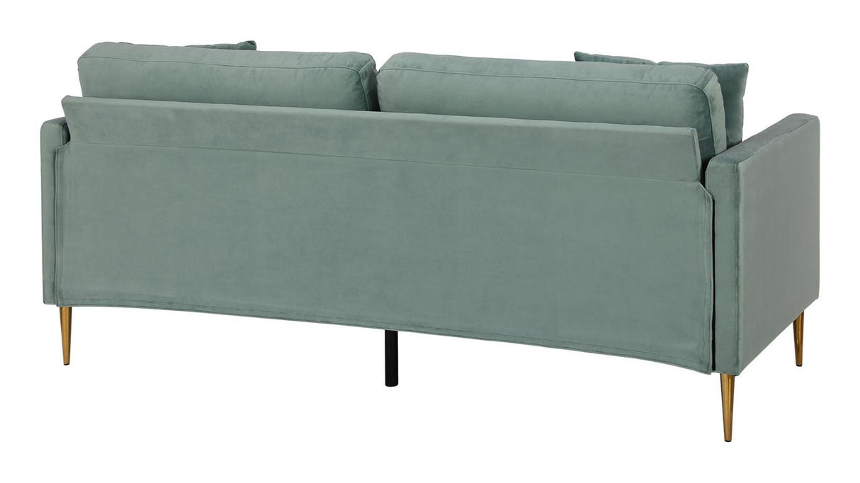 Highland Sofa with cushions, Green