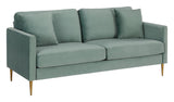 Highland Sofa with cushions, Green