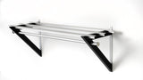 HH-6 Milano Hat shelf black, 68 cm