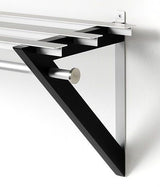 HH-7 Milano Hat shelf black, 98 cm