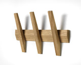 Tangent 3 coat rack, oak oil