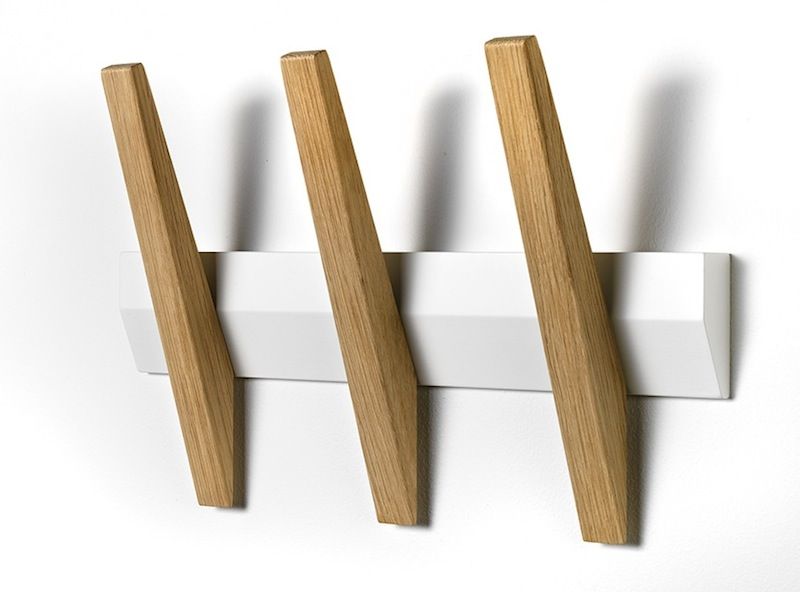 Tangent 3 Hook Row, White/Oak