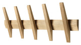 Tangent 5 coat rack, Oak oil